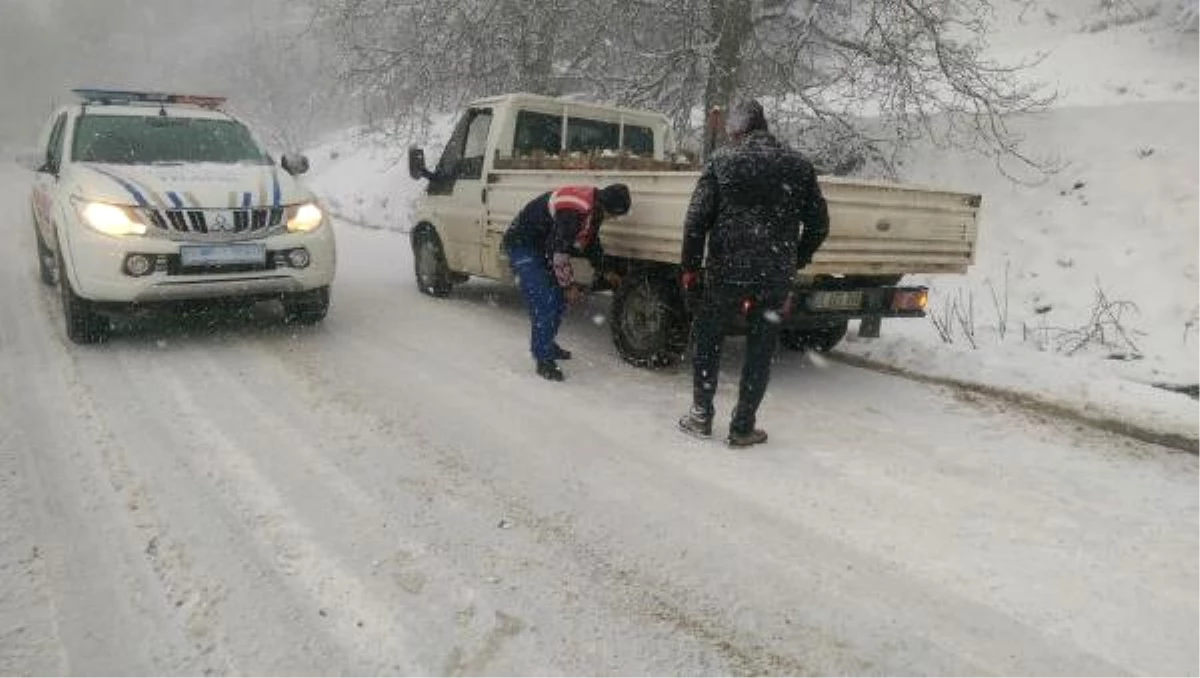 Ödemiş\'in Kırsal Mahallerinde Kar Alarmı