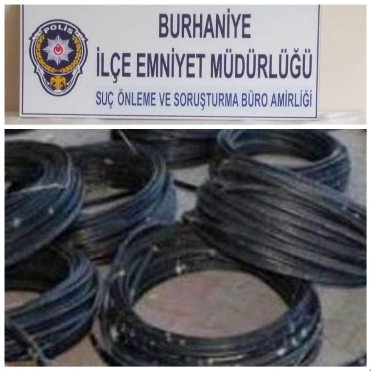 Polis Kablo Hırsızlarını Kıskıvrak Yakaladı