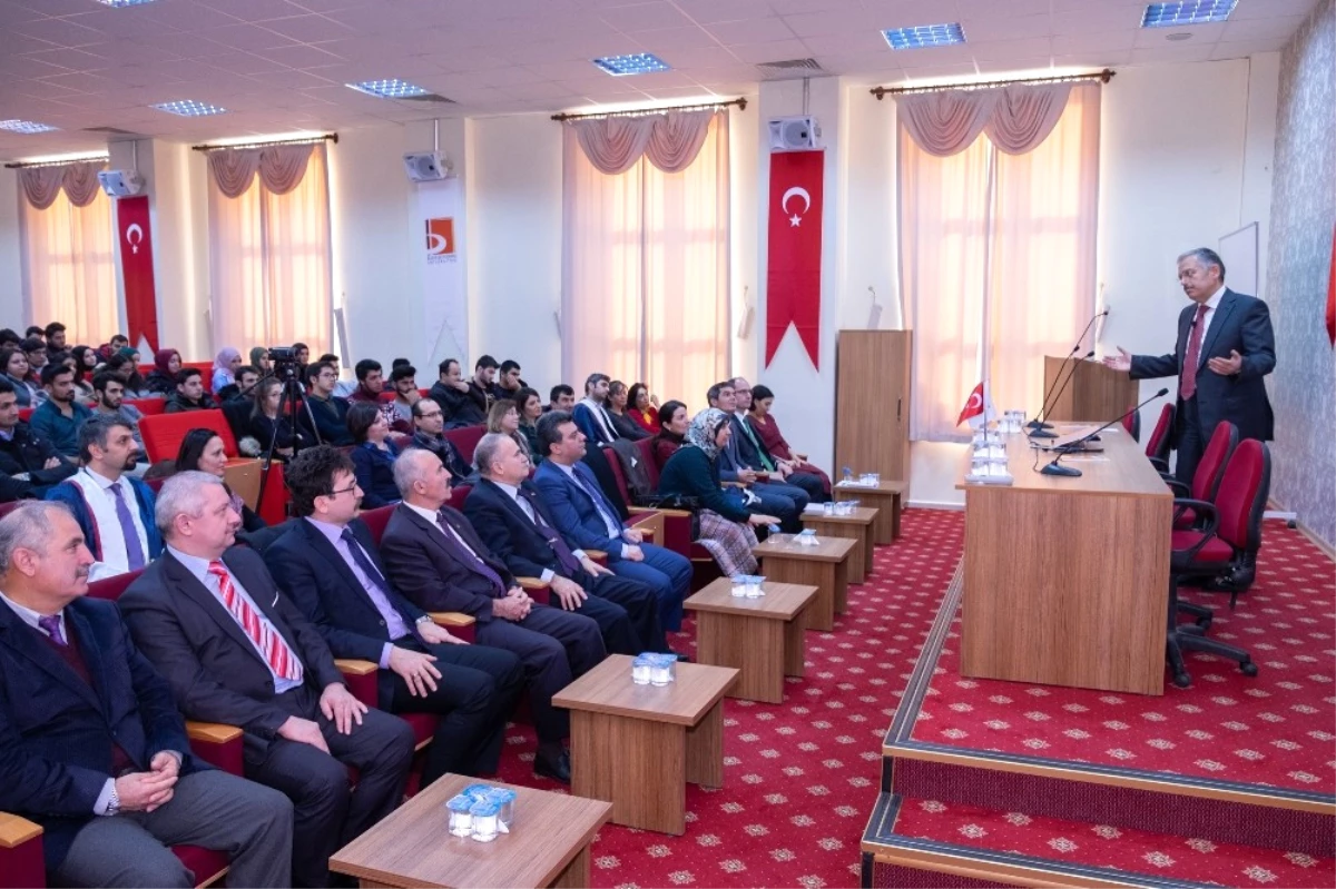 Şeyh Edebali Üniversitesi\'nde "Meslek ve Ahlak" Konulu Konferans Verildi