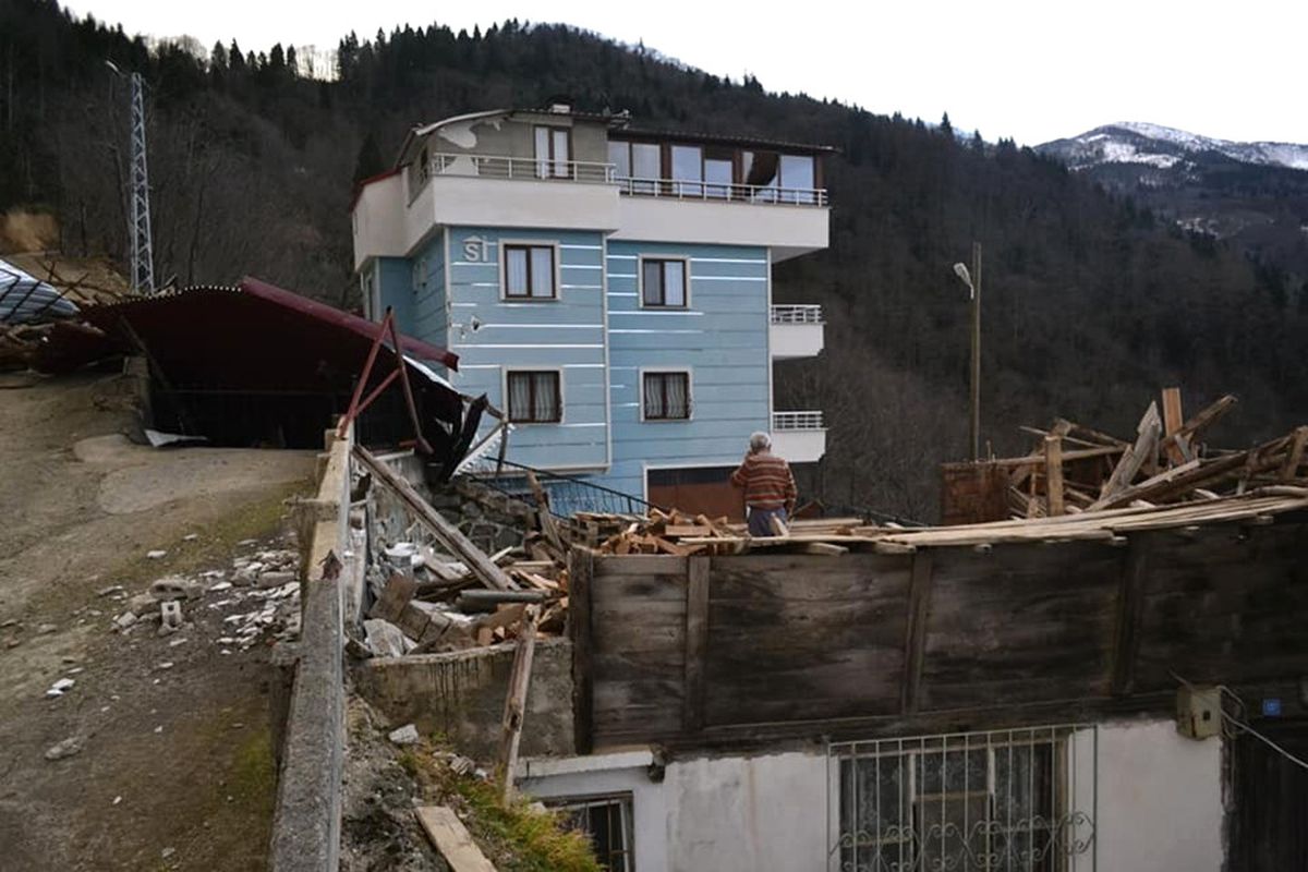 Trabzon\'da Fırtına