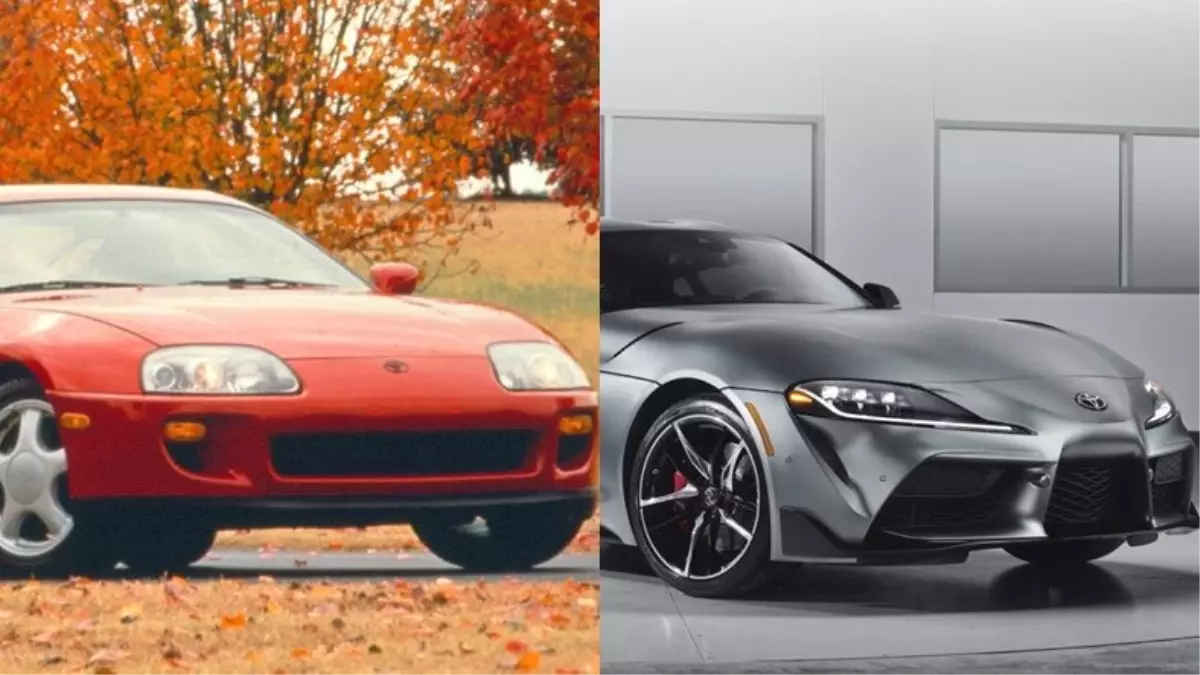 1993 Toyota Supra ile 2019 Toyota Supra Karşılaştırması