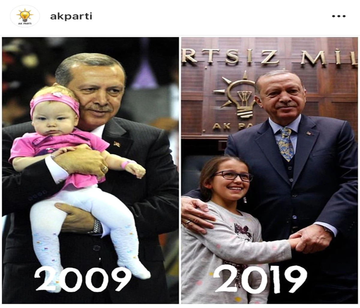 Cumhurbaşkanı Erdoğan "10yearschallenge" Akımına Katıldı