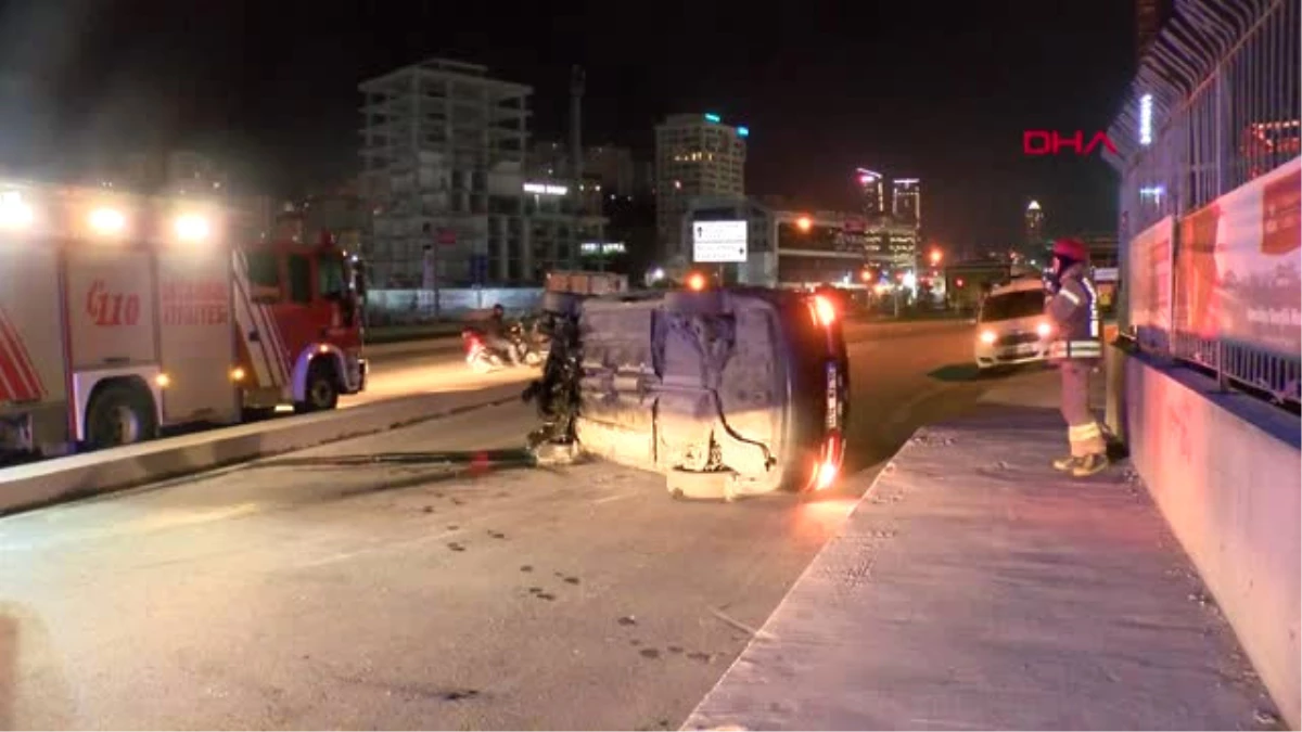 İstanbul Kağıthane\'de Trafik Kazası: 1 Yaralı
