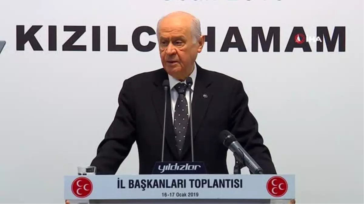 MHP Genel Başkanı Bahçeli: "Bizim Hedefimiz; Cumhurbaşkanlığı Hükümet Sistemi\'nin 31 Mart\'tan...