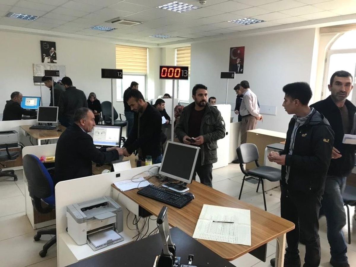 Siirt İl Nüfus Müdürlüğünde Adres Bildirim Yoğunluğu