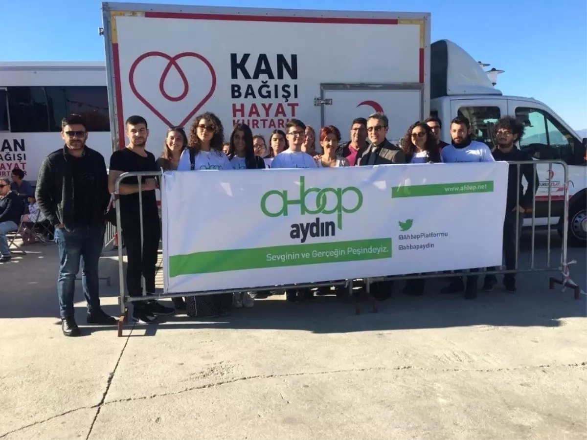 Ahbap Aydın\'dan Kan ve Kök Hücre Kampanyasına Destek