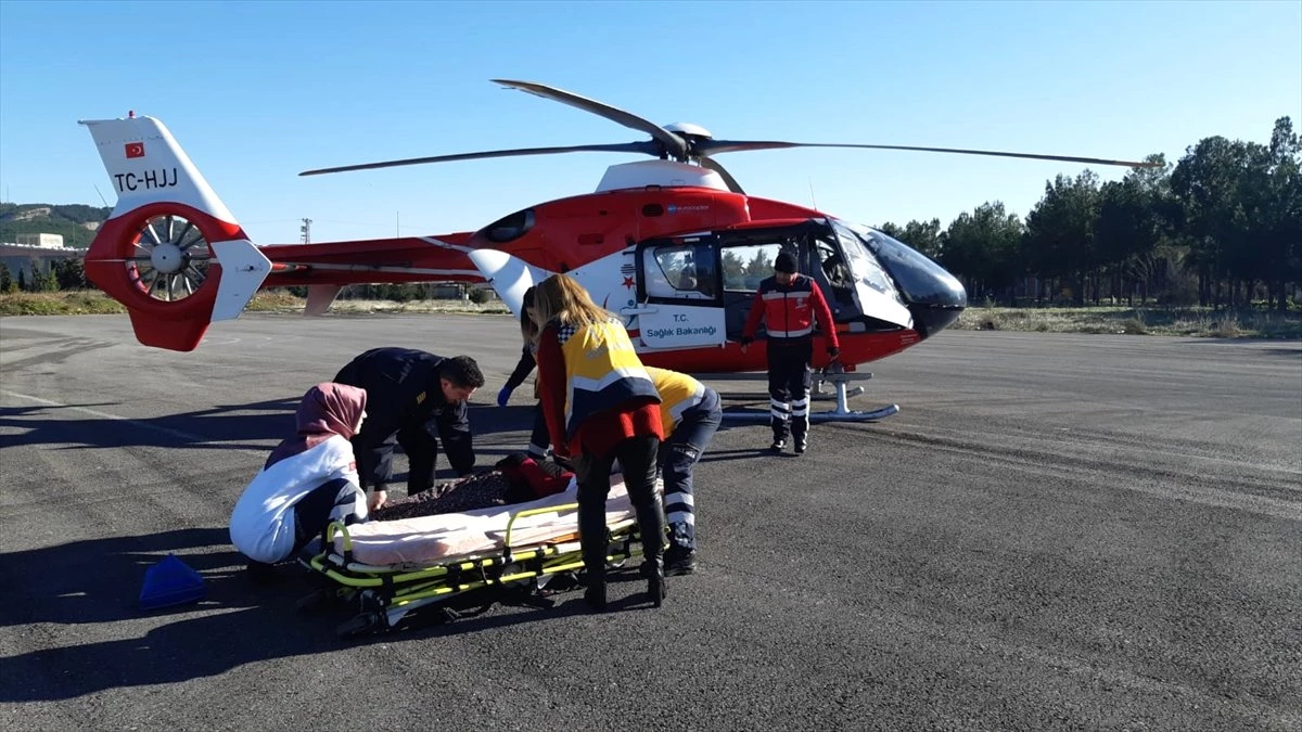 Ambulans Helikopter Kalp Hastası İçin Havalandı