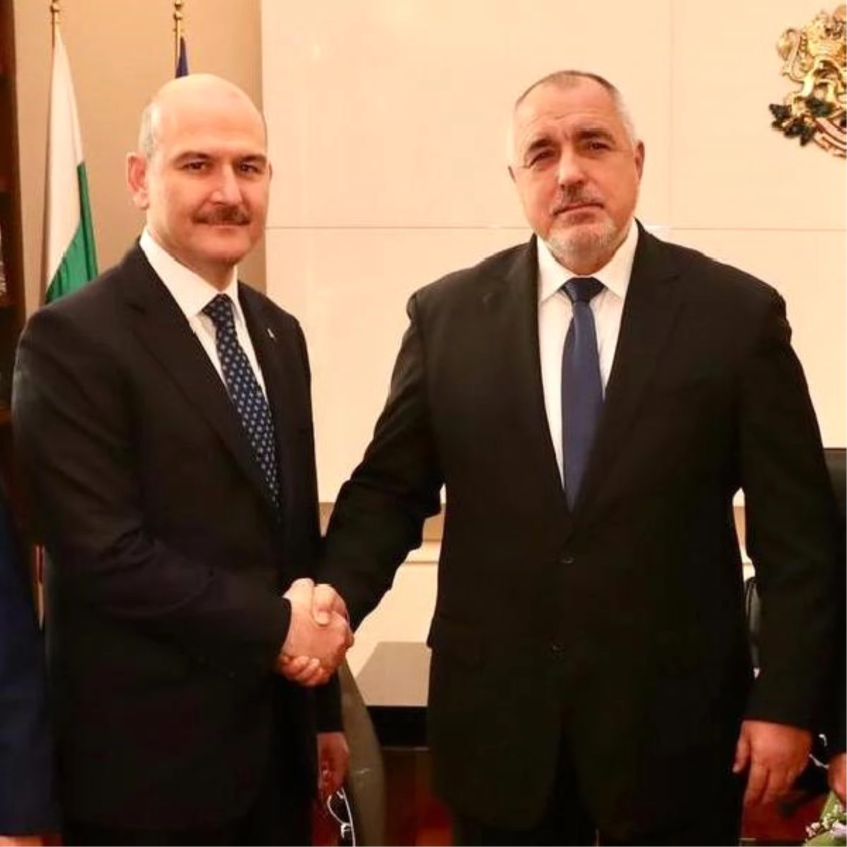 Bakan Soylu, Bulgaristan Başbakanı Borisov ile Bir Araya Geldi