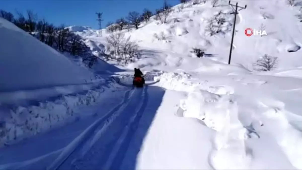 Hasta Kadına Önce Afad ile Sağlık Ekibi Ardından Helikopter Yetişti