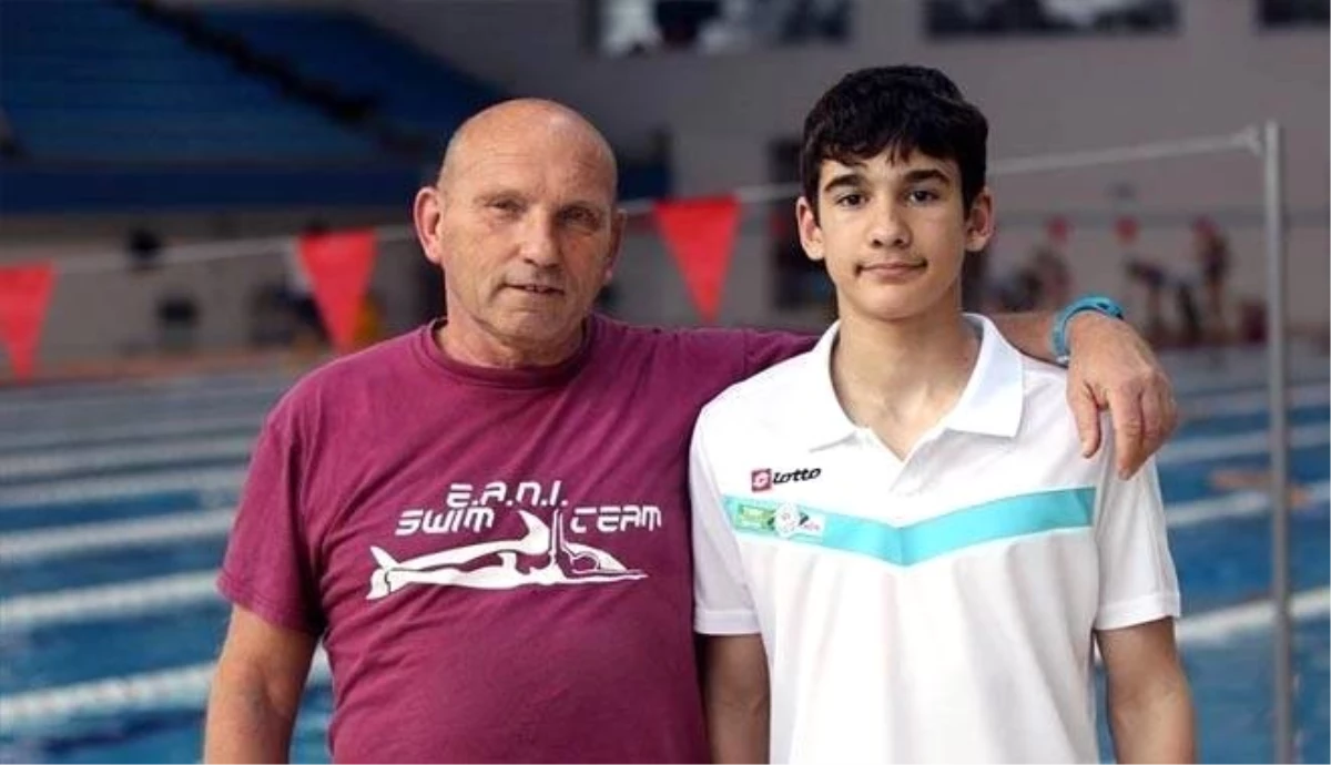 Kayseri\'nin Rekortmen Yüzücüsü Yiğit Aslan ve Antrenörü Corrado Milli Takım Kampına Gidiyor