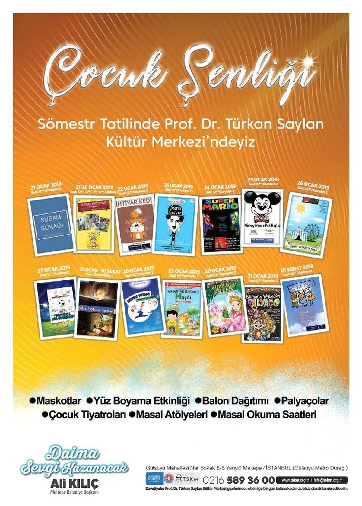 Maltepe\'de Çocuklar İçin Şenlik Vakti