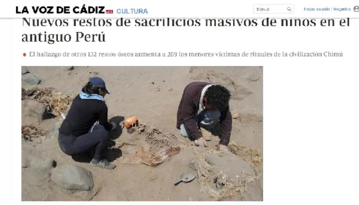Peru\'da Tarihin En Büyük \'İnsan Kurban Töreni\' Kalıntıları Gün Yüzüne Çıkarılıyor