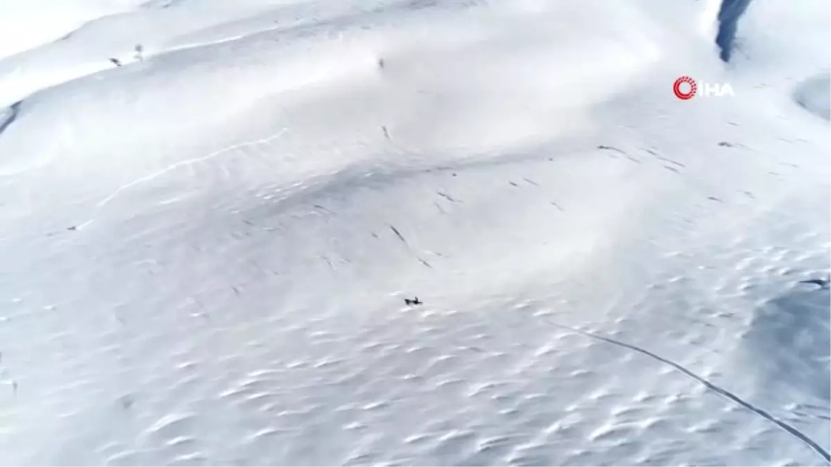 Snowboard ile Kayarken Kara Saplanan Avukatı Kurtarma Operasyonu Saniye Saniye Drone ile...