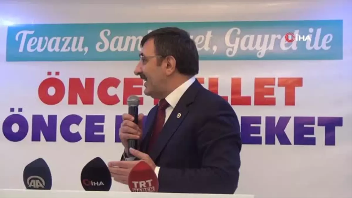 AK Parti Genel Başkan Yardımcısı Cevdet Yılmaz: "Ak Parti Bir Hizmet Partisidir, Slogan Partisi...