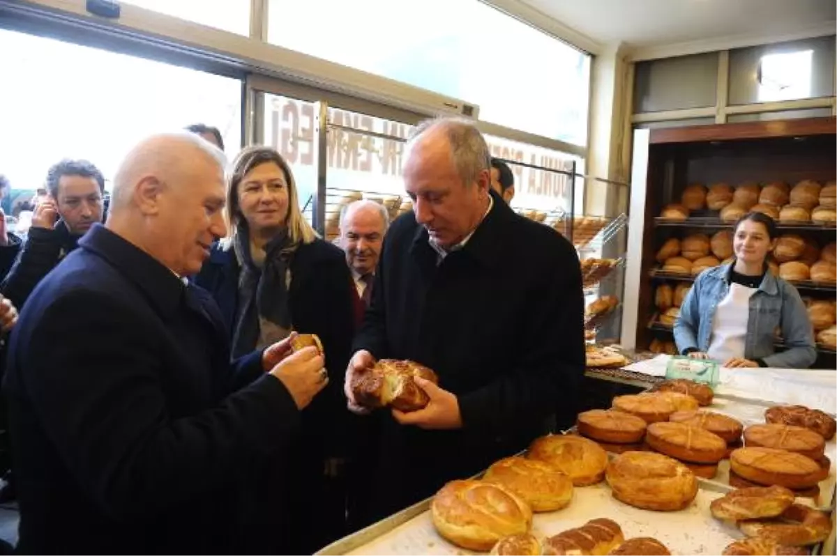 CHP\'nin Bursa Büyükşehir Belediye Başkan Adayı Bozbey, Muharrem İnce ile Birlikte Vatandaşlarla...