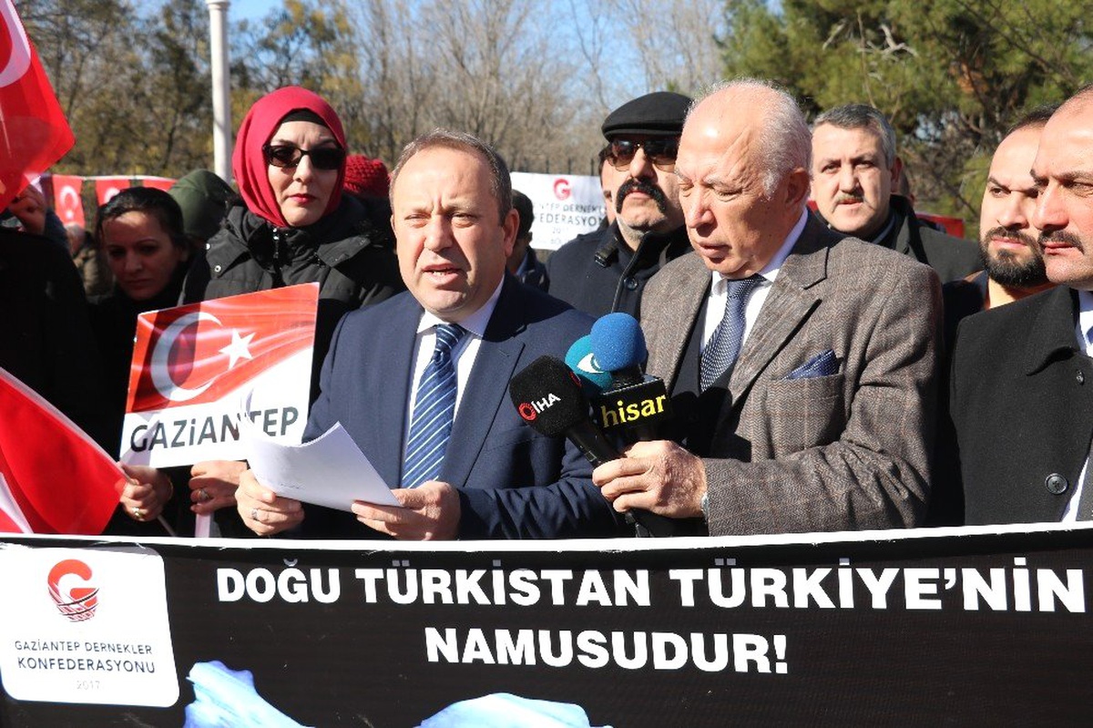 Gaziantep Dernekler Konfederasyonundan Doğu Türkistan Tepkisi