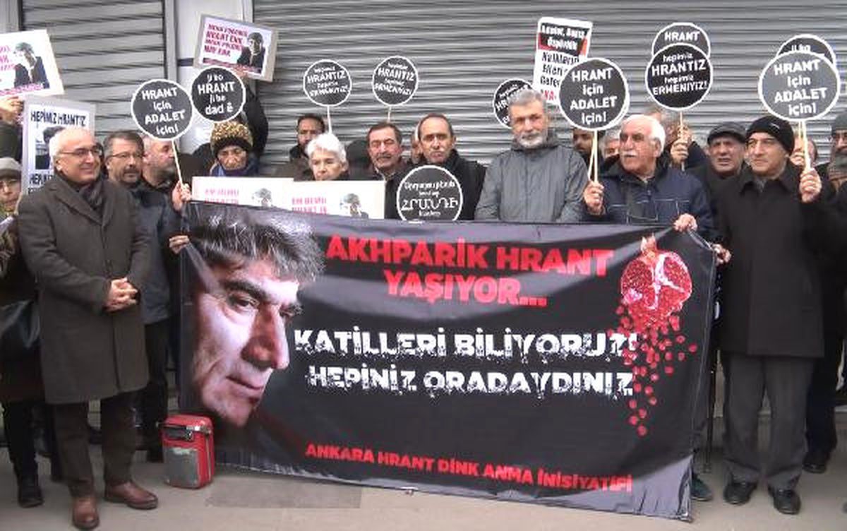 Hrant Dink, Ölümünün 12\'nci Yılında Ankara\'da Anıldı