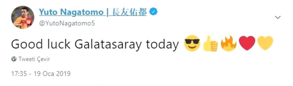 Nagatomo\'dan Galatasaray\'a Destek