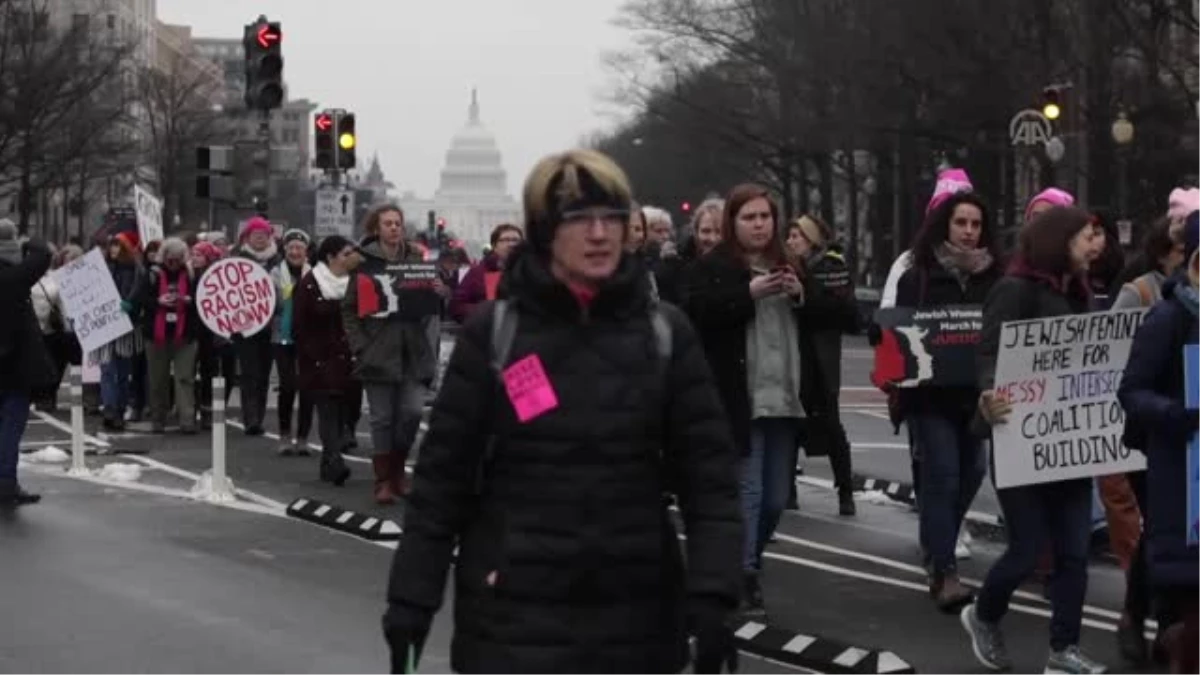 ABD\'de On Binler Kadınlar Yürüyüşü\'nde Buluştu - Washıngton / New