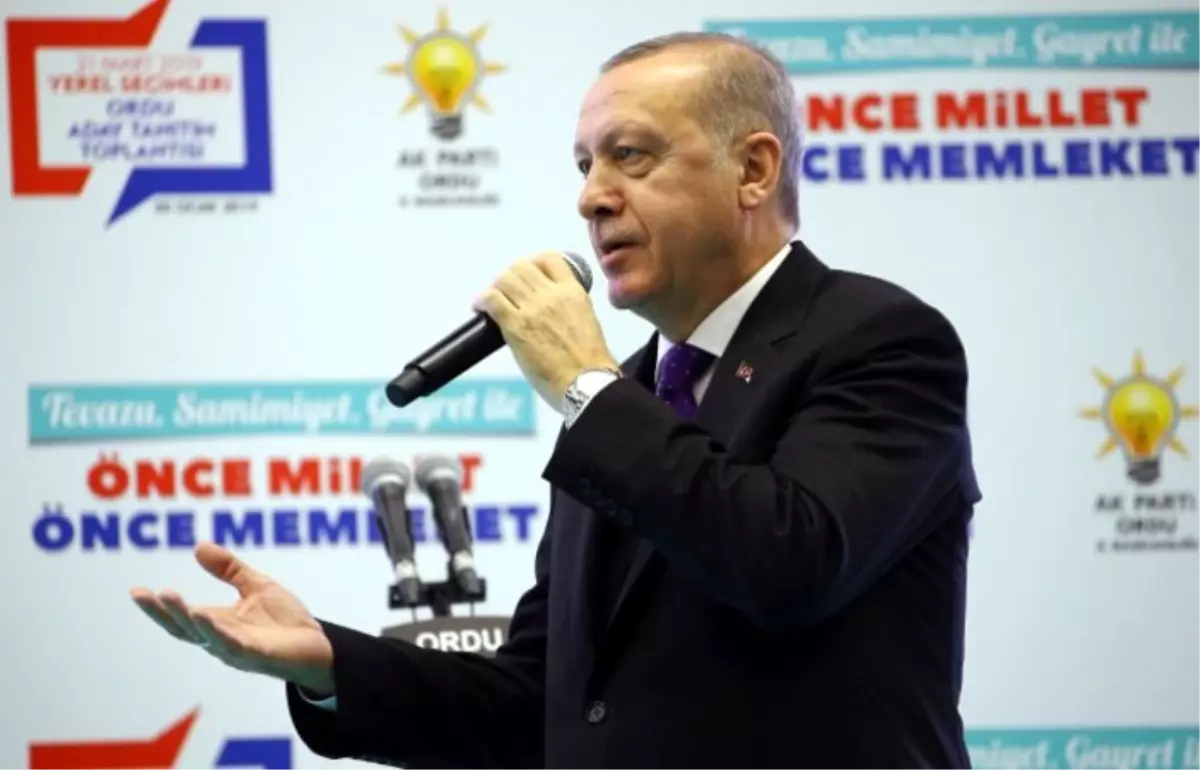 Erdoğan: Önümüze çıkanı tepeler geçeriz