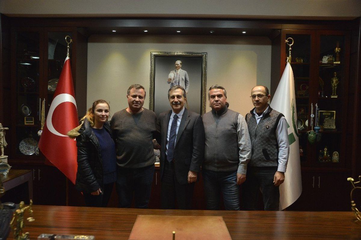 Avdanlılardan Başkan Ataç\'a Ziyaret
