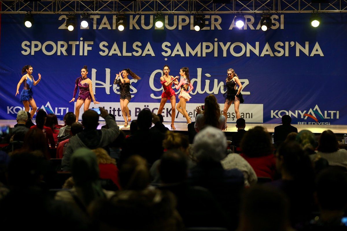 Salsa Ligi 2. Etap Yarışması, Antalya\'da Yapıldı