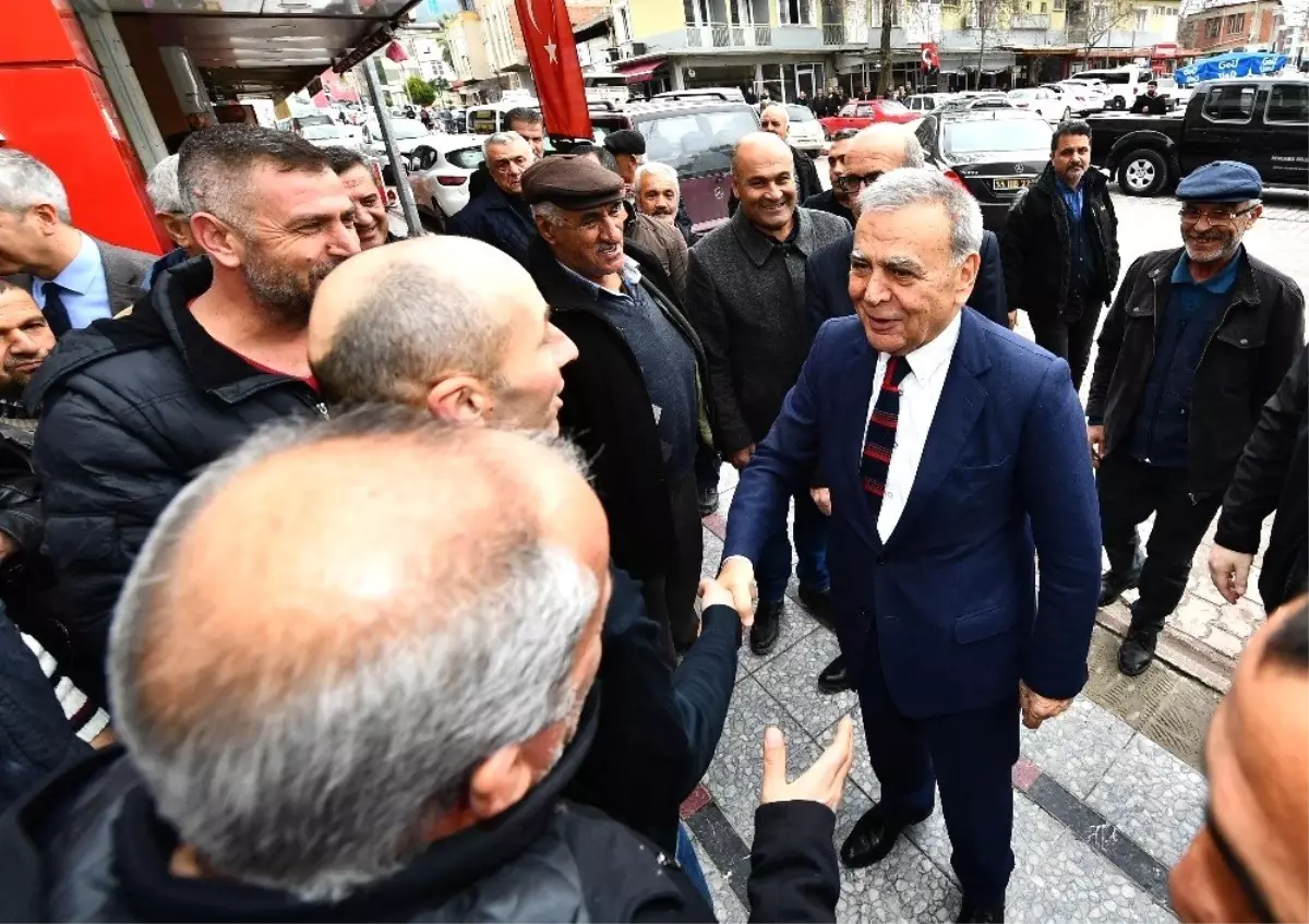 Aday Adaylığını Açıklamıştı, Başkan Kocaoğlu Ziyaret Turu Yaptı