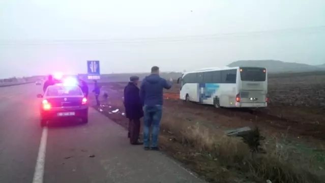 Ankara-Eskişehir Yolunda Otobüs Kazası: 3 Yaralı - Son Dakika