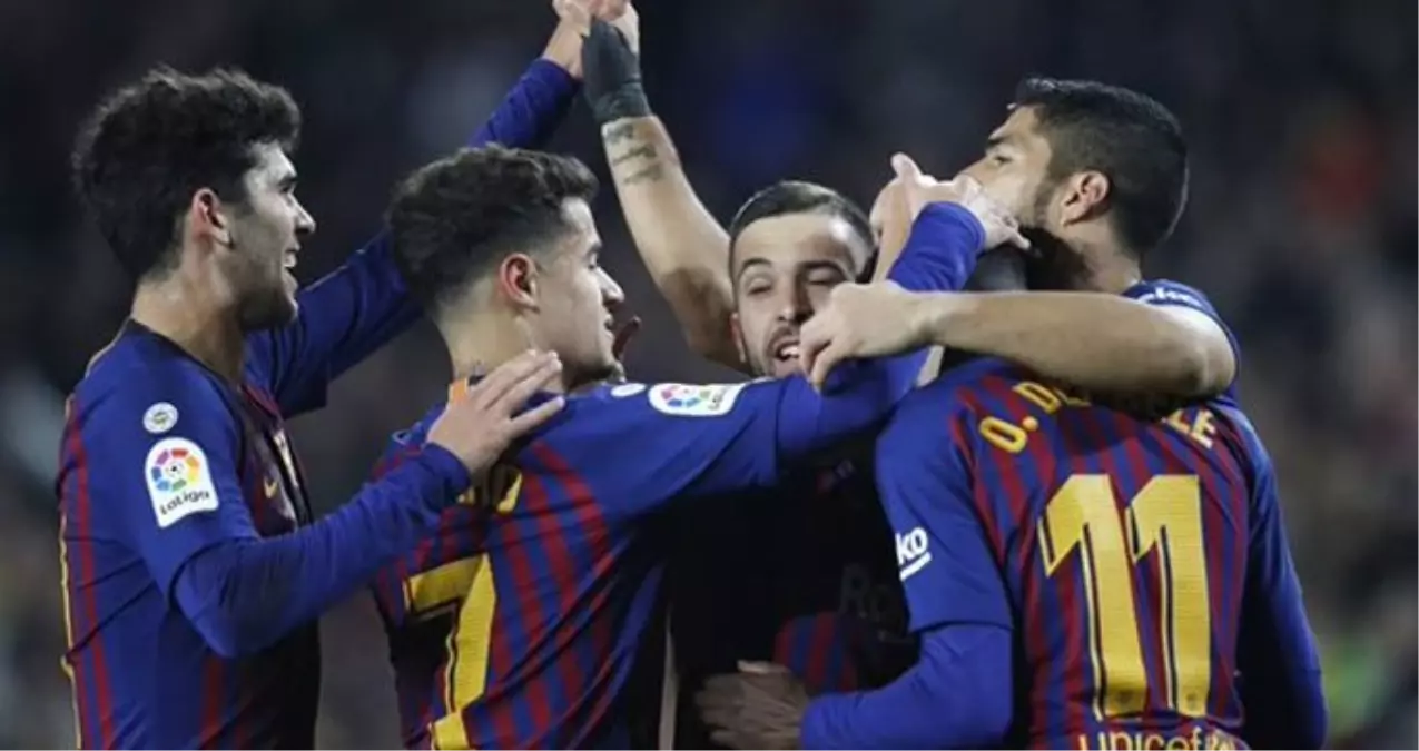 Barcelona, Evinde Leganes\'i Yenerek Puan Farkını Korudu