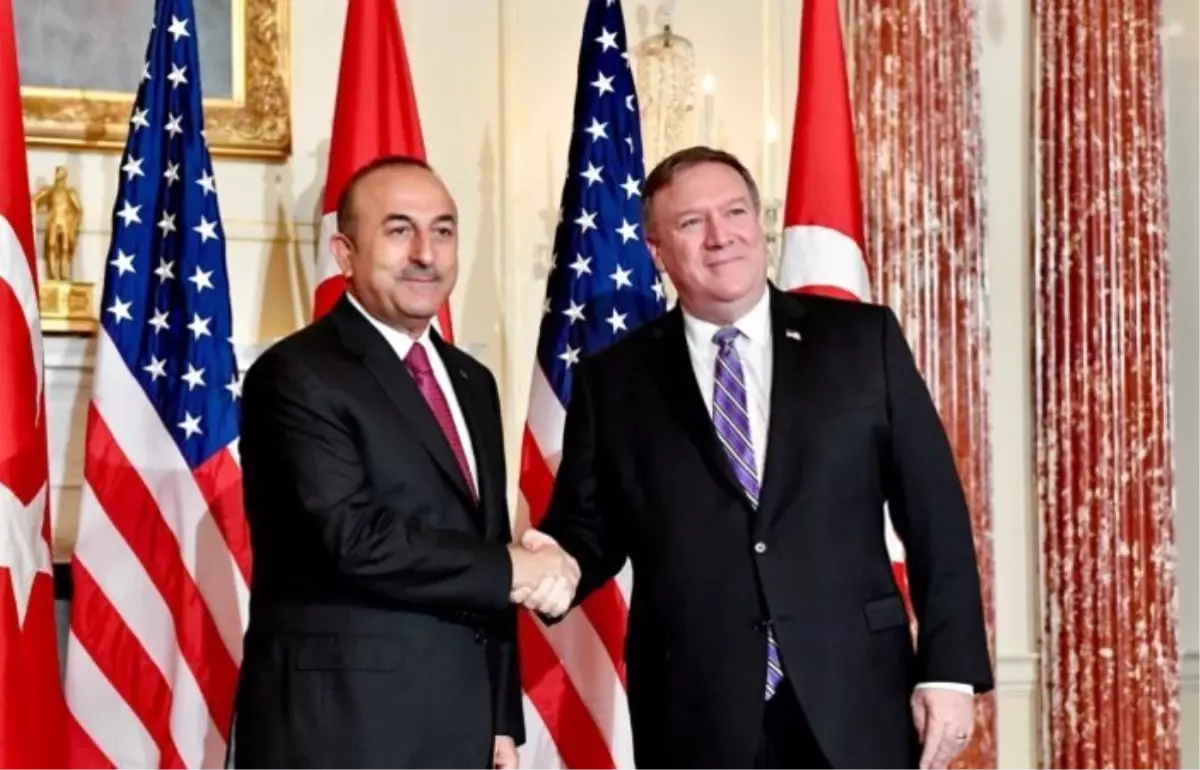 Çavuşoğlu ABD\'li mevkidaşı Pompeo ile görüştü