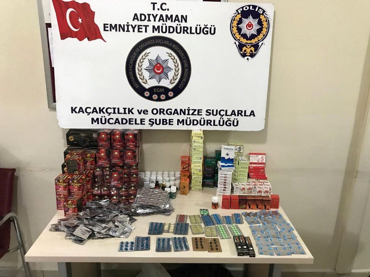 Çok Sayıda Cinsel İçerikli Hap Ele Geçirildi