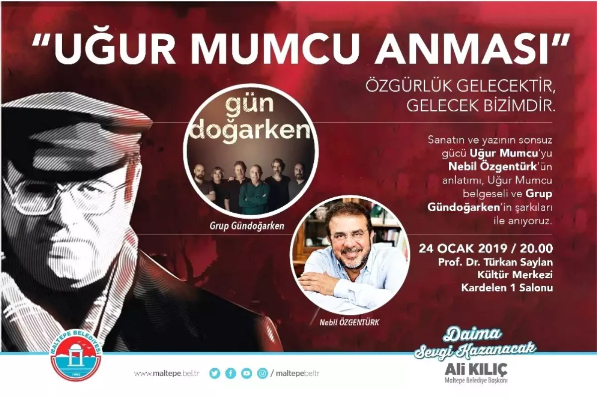 Uğur Mumcu Maltepe\'de Anılacak