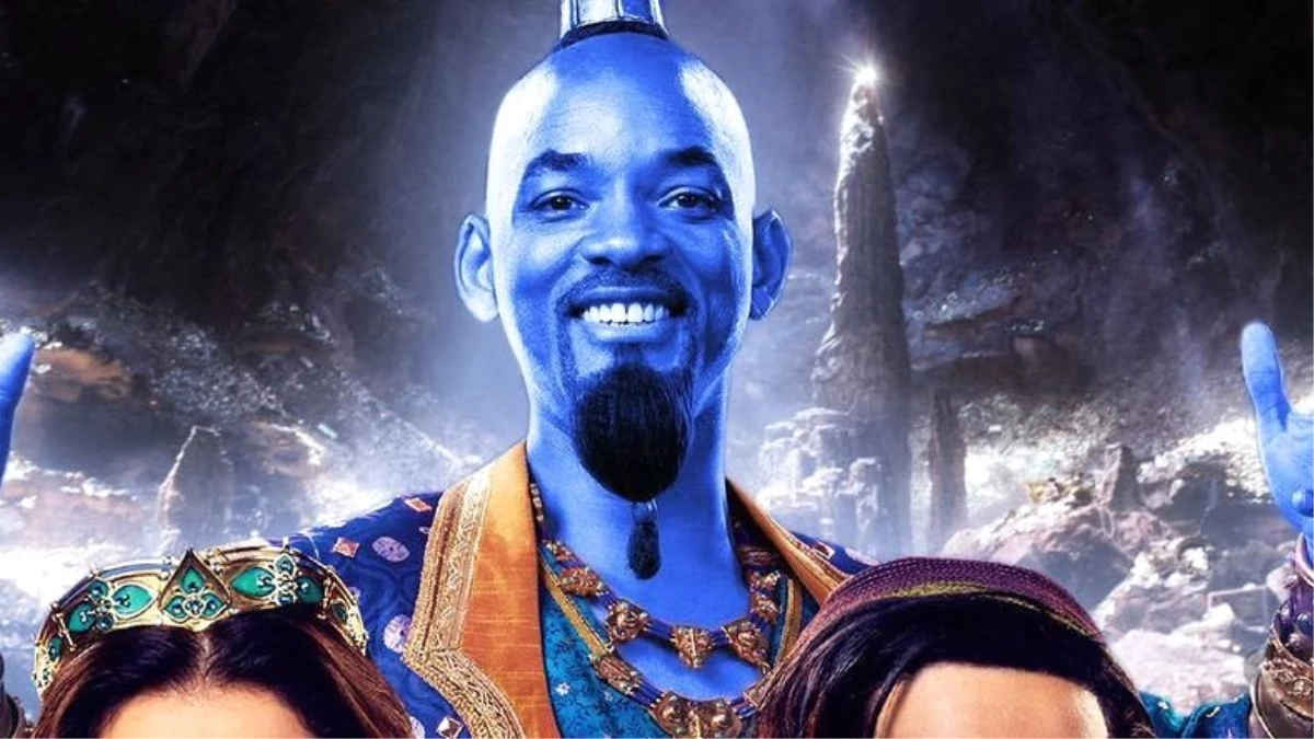 Will Smith\'in Aladdin Filminde Oynayacağı Mavi Cin\'den İlk Görüntü Geldi