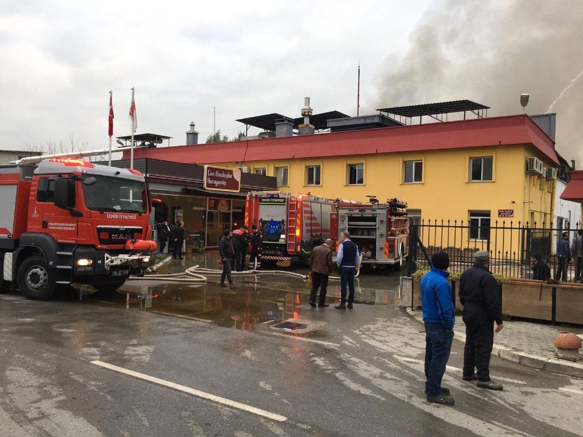 Yanan Kuruyemiş Fabrikasında Zarar 5 Milyon Tl