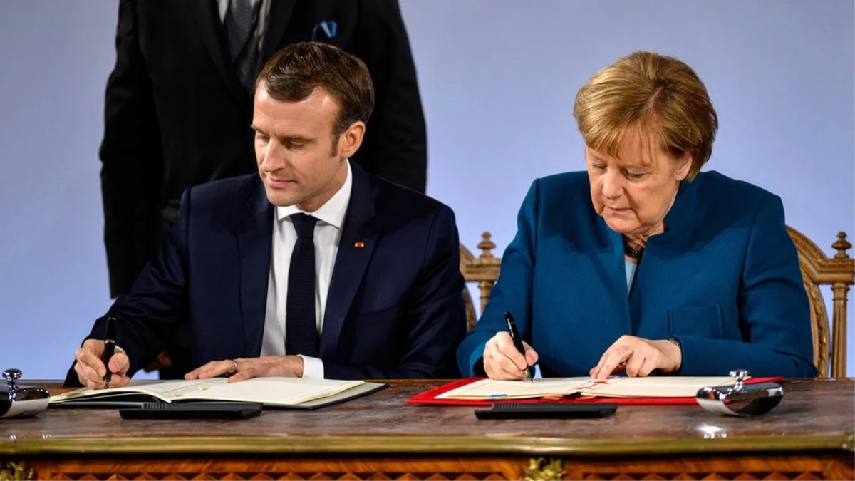 Almanya ile Fransa İşbirliği Antlaşması İmzaladı