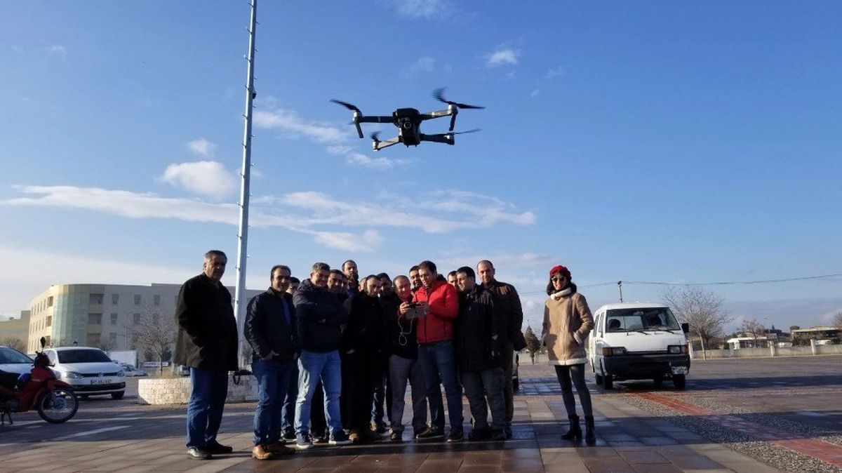 Turgutlu\'da Gazeteciler Drone Eğitimi Aldı