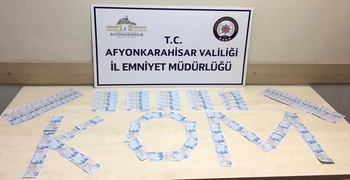 Afyonkarahisar\'da Sahte Para Operasyonu