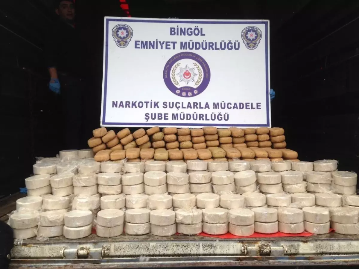 Bingöl\'de 1 Yılda 575 Kilo Uyuşturucu Yakalandı, 47 Şüpheli Tutuklandı