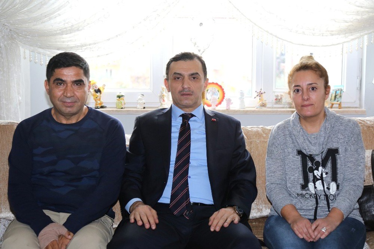 Emniyet Müdürü Ulucan, Şırnak Gazisini Ziyaret Etti