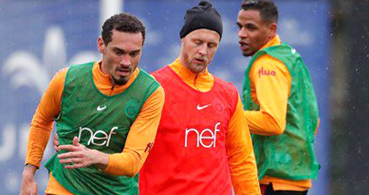 Galatasaray\'da Semih Kaya İlk Antrenmanına Çıktı