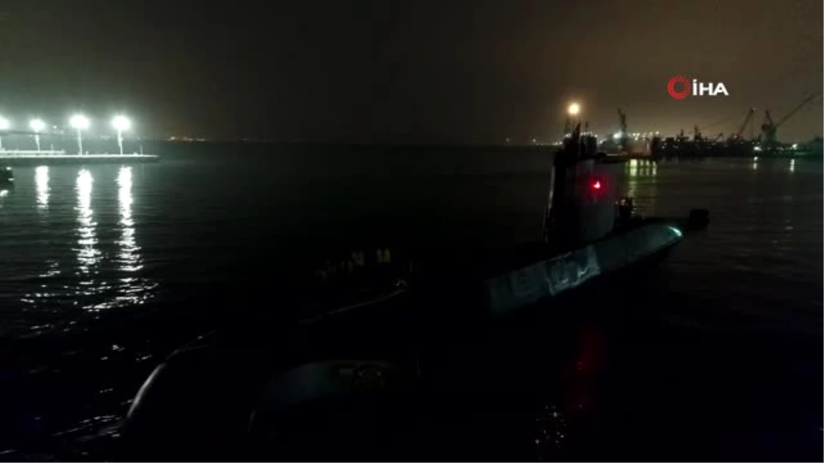 Türk Donanmasının Gururu "Tcg Sakarya" Denizaltısının Bir Günlük Yolcuğunu İha Görüntüledi