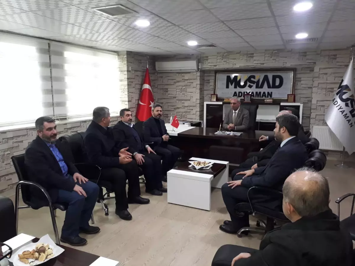 AK Parti Heyetinden MÜSİAD Adıyaman Şubesine Ziyaret