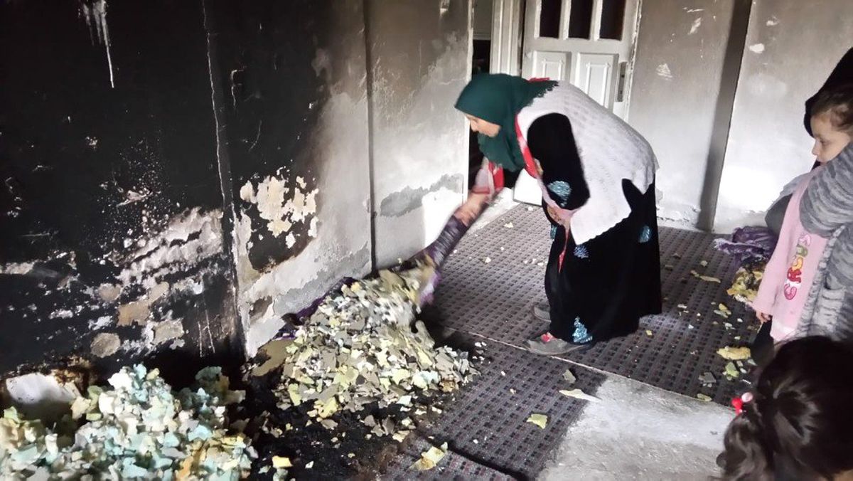Akar Ailesi, Yangında Canını Zor Kurtardı