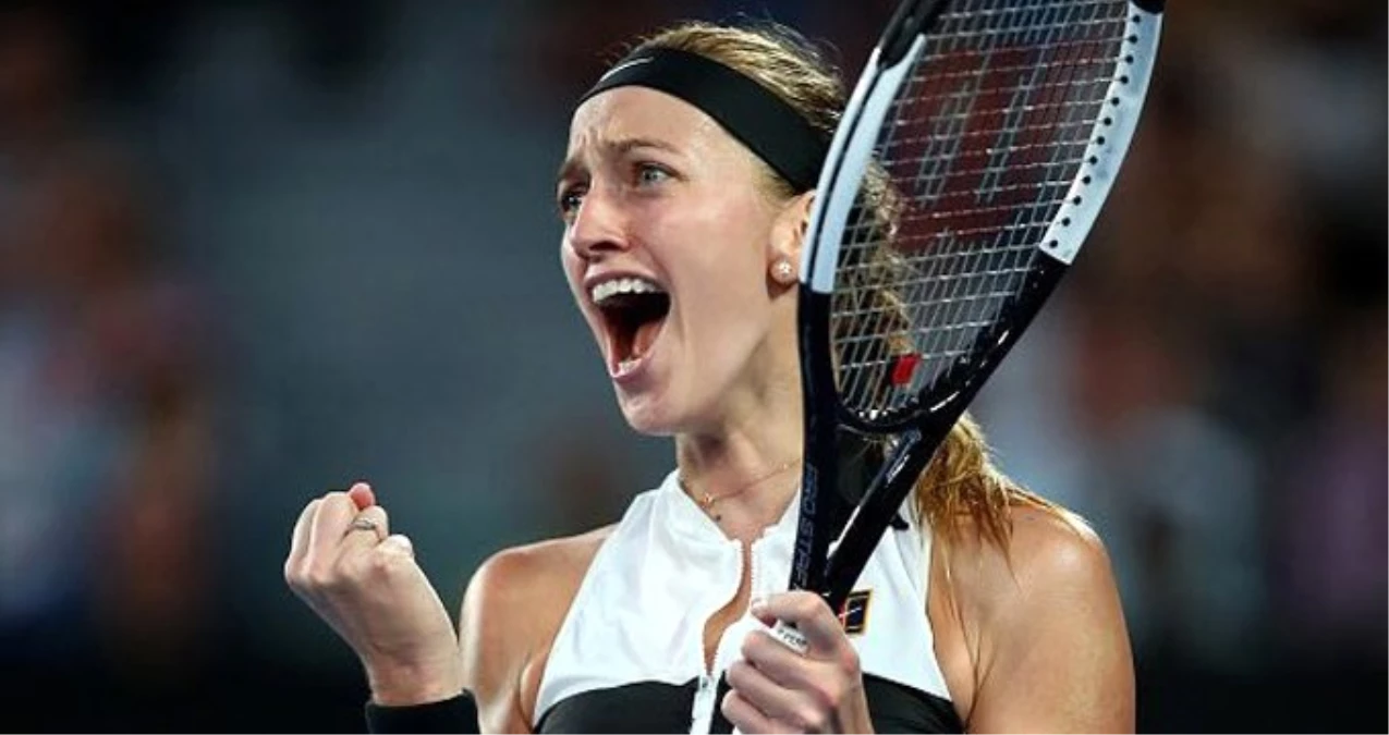 Avustralya Açık\'ta Kvitova, 5 Yıl Sonra Finale Yükseldi