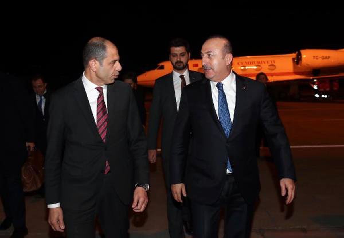 Dışişleri Bakanı Çavuşoğlu, KKTC\'ye Geldi