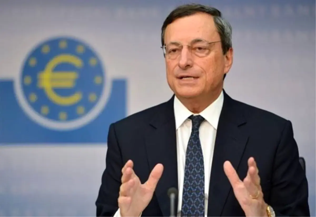 Draghi: Euro Bölgesi\'nde resesyon olasılığı düşük