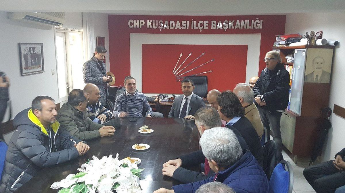 İlçe Başkanı Gürbilek, CHP Kuşadası Belediye Başkan Adayı Günel ile Bir Araya Geldi