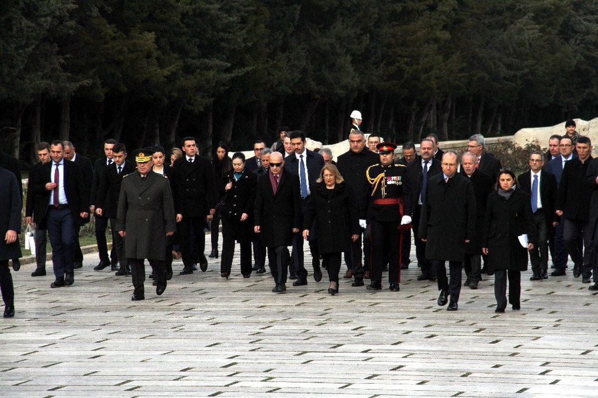 Malta Cumhurbaşkanı Preca Anıtkabir\'de