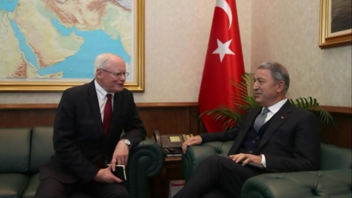 Akar, ABD\'nin Suriye Özel Temsilcisi Jeffrey\'i Kabul Etti