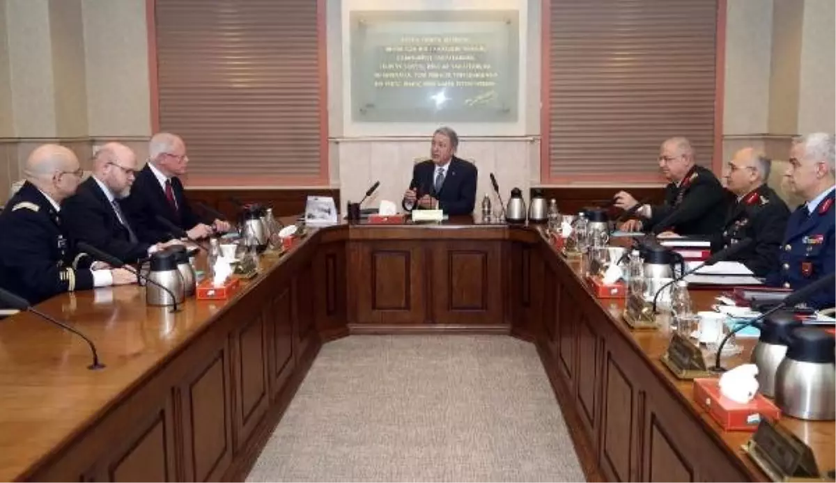 Bakan Akar, ABD Suriye Özel Temsilcisi Jeffrey\'i Kabul Etti